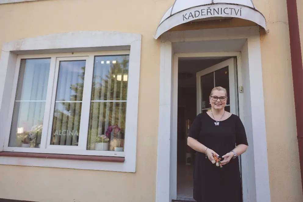 Olga Široká, majitelka kadeřnického salonu Bellezza